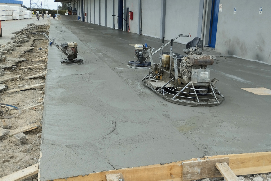 Infraestruturas, lajes e estacionamento