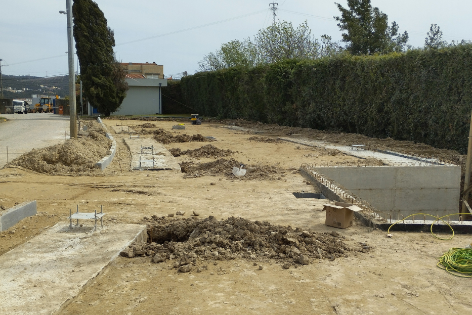 Infraestruturas, lajes e estacionamento