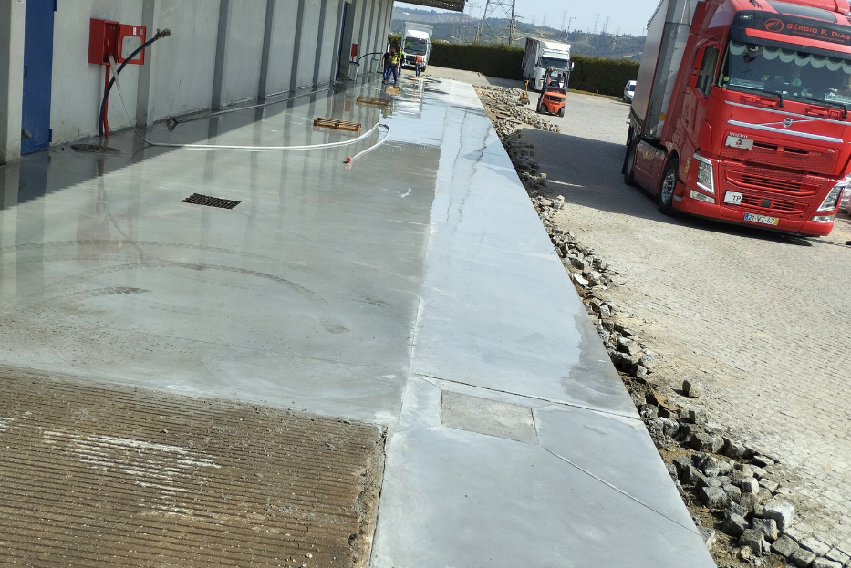 Infraestruturas, lajes e estacionamento