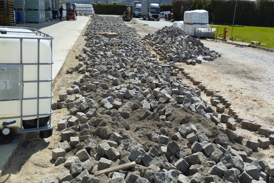 Infraestruturas, lajes e estacionamento