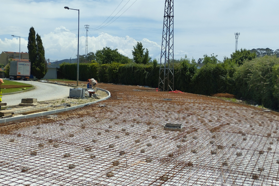 Infraestruturas, lajes e estacionamento