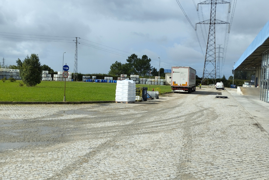 Infraestruturas, lajes e estacionamento